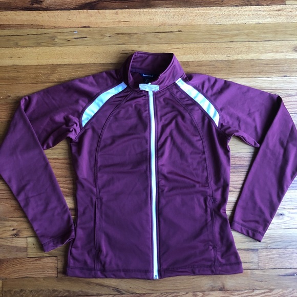 Women’s Maroon Sport Tek Zip-up Size Medium - Picture 1 of 4